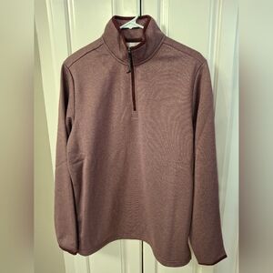 Izod Men's Maroon Zip-Up Sweatshirt